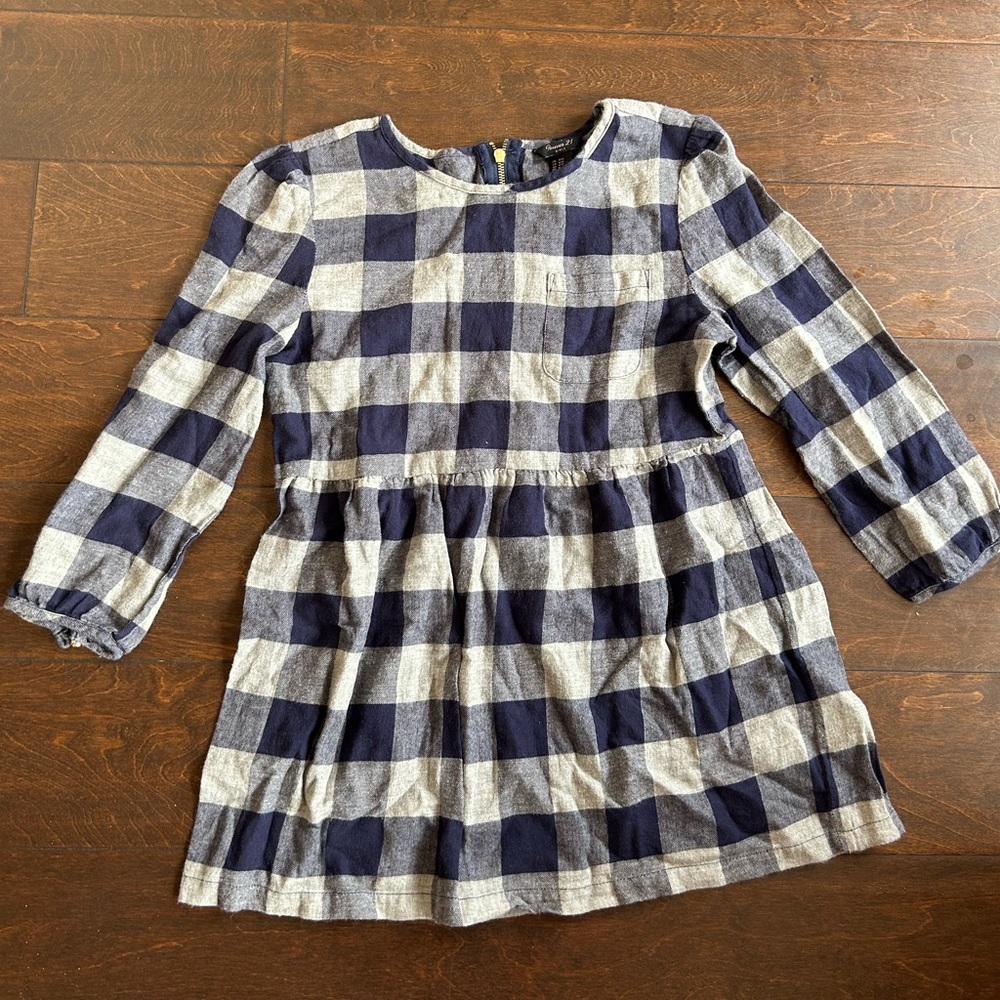 Forever 21 Girls Top Plaid Sz 9/10  4125 New Cotton